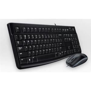 logitech kit tastiera mouse mk120 black usb
