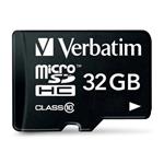 VERBATIM MICRO SDHC 32GB CL10 CON ADATTATORE