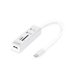 HUB USB 2.0 TIPO C 3 PORTE OTG CON CARD READER DIGITUS