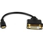 CONVERTITORE VIDEO DA HDMI MINI A DVI FEMMINA DELOCK NERO