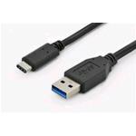 CAVO USB 1MT CONNETTORI A - C MASCHIO/MASCHIO NERO