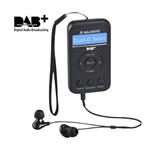 RADIO PORTATILE DAB/DAB+/FM BATTERIA RICARICABILE AL LITIO INTEGRATA USCITA CUFFIE DA 3,5mm MAJESTIC NERA