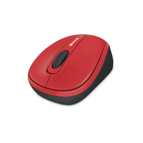 microsoft mouse wireless mobile 3500 rosso/nero