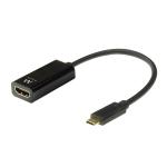 ADATTATORE  USB TIPO C  A HDMI FEMMINA EWENT NERO