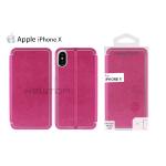 360 CAPSULE LINEDESIGN FLIP CASE COVER IPHONE X (APPLE - Iphone X - Fuxia)