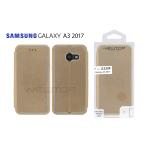 360 CAPSULE LINEDESIGN FLIP CASE COVER SAMSUNG GALAXY A3 2017 (SAMSUNG - Galaxy A3 2017 - Oro)