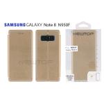 360 CAPSULE LINEDESIGN FLIP CASE COVER SAMSUNG GALAXY NOTE 8 (SAMSUNG - Galaxy Note 8 - Oro)