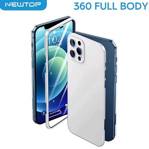 360 FULL BODY CASE APPLE IPHONE 12 PRO MAX (APPLE - Iphone 12 Pro Max - Bianco)