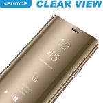 CLEAR VIEW COVER SAMSUNG GALAXY A50 (SAMSUNG - Galaxy A30S - A50 - A50S - Oro cromato)