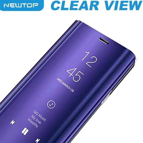 CLEAR VIEW COVER SAMSUNG GALAXY A6 (SAMSUNG - Galaxy A6 2018 - Blu cromato)