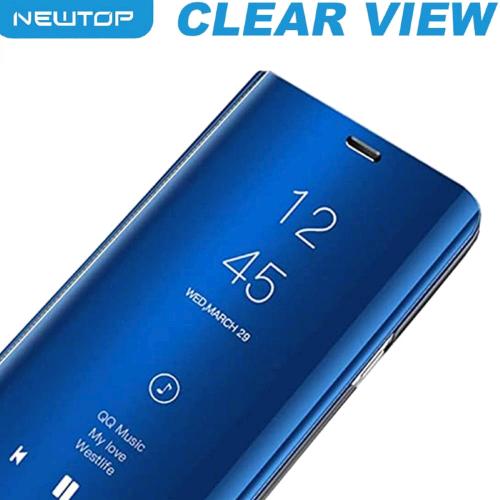 CLEAR VIEW COVER SAMSUNG GALAXY A6 (SAMSUNG - Galaxy A6 2018 - Azzurro  cromato)