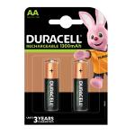 DURACELL BATTERIA RICARICABILE STILO X2 AA (Duracell ricaricabile - MOD: Stilo x2)