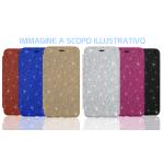 ELETRIC FLIP GRITTER TPU CASE COVER HUAWEI P10 (HUAWEI - P10 - Blu cromato)