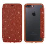 ELETRIC FLIP GRITTER TPU CASE COVER IPHONE 7 - 8 PLUS (APPLE - Iphone 7 Plus - Rosso cromato)