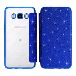 ELETRIC FLIP GRITTER TPU CASE COVER SAMSUNG GALAXY J5 2016 (SAMSUNG - Galaxy J5 2016 - J510 - Blu cromato)