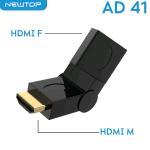 NEWTOP AD41 ADATTATORE HDMI F/M 360°