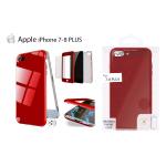 NEWTOP COLOR MAGNETIC GLASS CASE COVER APPLE IPHONE 6 - 6S PLUS (APPLE - Iphone 6 - 6S Plus - Rosso)