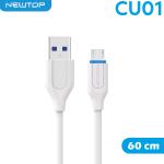 NEWTOP CU01 CAVO 60CM USB/MICRO USB2.0 (Micro usb - V8 -i9500 - 60cm)