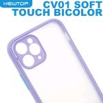 NEWTOP CV01 SOFT TOUCH BICOLOR COVER APPLE IPHONE 12 PRO (APPLE - Iphone 12 Pro - Viola)