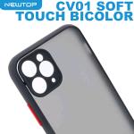 NEWTOP CV01 SOFT TOUCH BICOLOR COVER APPLE IPHONE 13 MINI (APPLE - Iphone 13 MINI - Nero)