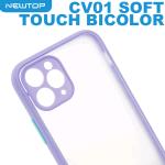 NEWTOP CV01 SOFT TOUCH BICOLOR COVER APPLE IPHONE 7 - 8 PLUS (APPLE - Iphone 7 - 8 Plus - Viola)