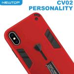 NEWTOP CV02 PERSONALITY COVER APPLE IPHONE X - XS (APPLE - iphone X - XS - Rosso)