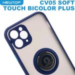 NEWTOP CV05 SOFT TOUCH BICOLOR PLUS COVER APPLE IPHONE 11 PRO MAX (APPLE - Iphone 11 Pro Max - Blu)