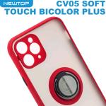 NEWTOP CV05 SOFT TOUCH BICOLOR PLUS COVER APPLE IPHONE 12 PRO (APPLE - Iphone 12 Pro - Rosso)