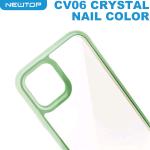 NEWTOP CV06 CRYSTAL NAIL COLOR COVER APPLE IPHONE XS MAX (APPLE - iPhone XS MAX - Azzurro)