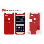 SMILE CAT CASE COVER HUAWEI P10 LITE (HUAWEI - P10 Lite - Rosso)