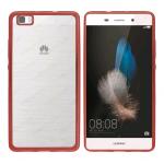 TPU ELETRIC MAT COVER HUAWEI P8 LITE (HUAWEI - P8 Lite - Rosso)