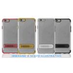 TPU ELETRIC STAND COVER IPHONE 5 - 5S - 5SE (APPLE - Iphone 5G-5S-5SE - Argento cromato)