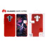 TPU MATTE OIL WITH BUTTON COVER HUAWEI MATE 10 PRO (HUAWEI - Mate 10 Pro - Rosso)