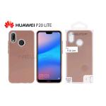 TPU MATTE OIL WITH BUTTON COVER HUAWEI P20 LITE (HUAWEI - P20 Lite - Rosa)