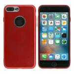 TPU MATTE OIL WITH BUTTON COVER IPHONE 7 - 8 PLUS (APPLE - Iphone 7 Plus - Rosso)