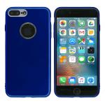 TPU MATTE OIL WITH BUTTON COVER IPHONE 7 - 8 PLUS (APPLE - Iphone 7 Plus - Blu)