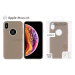 TPU MATTE OIL WITH BUTTON COVER IPHONE XS (APPLE - iPhone XS - Oro)
