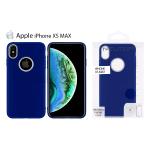 TPU MATTE OIL WITH BUTTON COVER IPHONE XS MAX (APPLE - iPhone XS MAX - Blu)