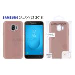 TPU MATTE OIL WITH BUTTON COVER SAMSUNG GALAXY J2 2018 (SAMSUNG - Galaxy J2 2018 - Rosa)