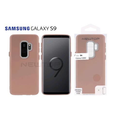 TPU MATTE OIL WITH BUTTON COVER SAMSUNG GALAXY S9 (SAMSUNG - Galaxy S9 -  Rosa)