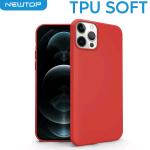 TPU SOFT CASE COVER APPLE IPHONE 13 PRO (APPLE - Iphone 13 PRO - Rosso senza foro logo)