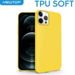 TPU SOFT CASE COVER APPLE IPHONE 13 PRO (APPLE - Iphone 13 PRO - Giallo senza foro logo)