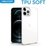 TPU SOFT CASE COVER APPLE IPHONE 7 - 8 PLUS ''NO LOGO'' (APPLE - Iphone 7 - 8 Plus - Bianco trasparente senza foro logo)