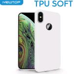 TPU SOFT CASE COVER APPLE IPHONE XS MAX (APPLE - iPhone XS MAX - Bianco)