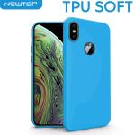 TPU SOFT CASE COVER APPLE IPHONE XS MAX (APPLE - iPhone XS MAX - Azzuro Newtop)